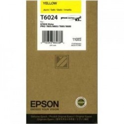 Original Epson Tintenpatrone Ultra Chrome K3 gelb (C13T562400 C13T602400, T6024)