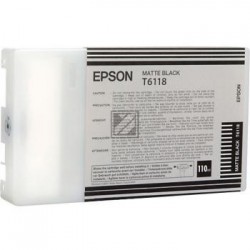 Original Epson Tintenpatrone Ultra Chrome K3 schwarz matt (C13T611800, T6118)