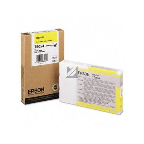 Original Epson Tintenpatrone Ultra Chrome K3 gelb (C13T605400, T6054)