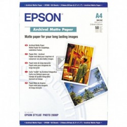 Original Epson Archival Matte Paper DIN A4 weiß (C13S041342)