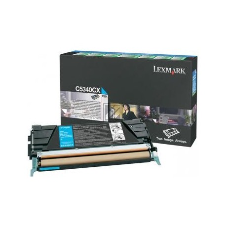 Original Lexmark Toner-Kartusche cyan High-Capacity plus (C5340CX)