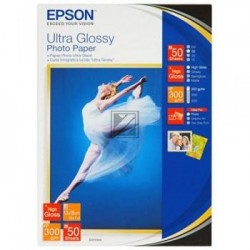 Original Epson Ultra Glossy Photopapier weiß (C13S041944)