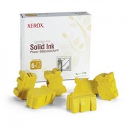 Original Xerox ColorStix gelb 6-er Pack (108R00748 108R00819)