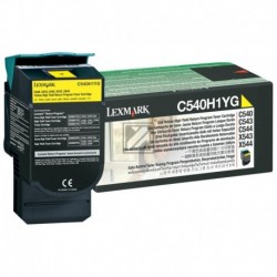Original Lexmark Toner-Kartusche gelb High-Capacity (C540H1YG)