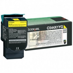 Original Lexmark Toner-Kartusche gelb High-Capacity plus (C544X1YG)