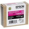 Original Epson Tintenpatrone Ultra Chrome K3 magenta (C13T580A00, T580A)