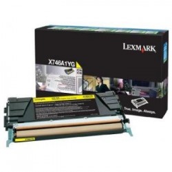 Original Lexmark Toner-Kit Return gelb (X746A1YG)
