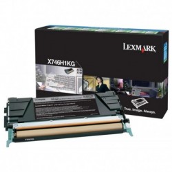 Original Lexmark Toner-Kit Return schwarz (X746H1KG)