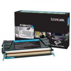 Original Lexmark Toner-Kit Return cyan High-Capacity (X748H1CG)