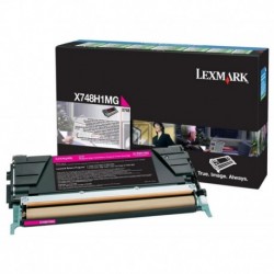 Original Lexmark Toner-Kit Return magenta High-Capacity (X748H1MG)