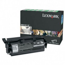 Original Lexmark Toner-Kartusche schwarz High-Capacity (0X651H11A 0X651H11E X651H11A X651H11E)