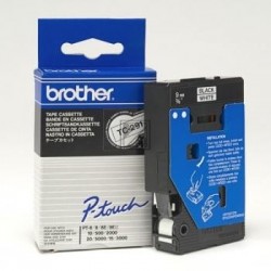 Brother Schriftbandkassette (7.7 m) schwarz/weiß (TC-291)