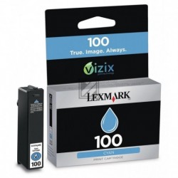 Original Lexmark Tintenpatrone cyan (14N0900E, 100)
