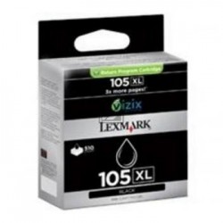 Original Lexmark Tintenpatrone schwarz High-Capacity (14N0822E, 105XL)