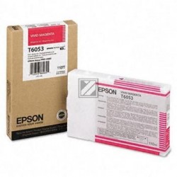 Original Epson Tintenpatrone magenta High-Capacity (C13T605300, T6053)