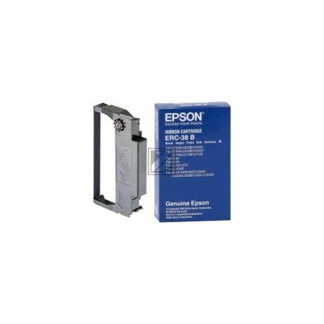 Original Epson Farbband Nylon schwarz/rot (C43S015244 C43S015374, ERC-38B)