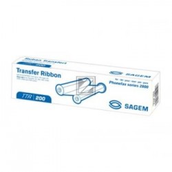Original Sagem Thermo-Transfer-Rolle mit Chip schwarz (TTR-200)