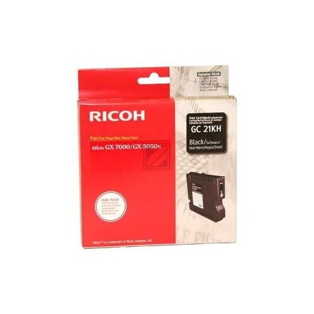 Original Ricoh Gel-Kartuschen schwarz High-Capacity (405536 405544 GC21BLKHY, GC21KH)