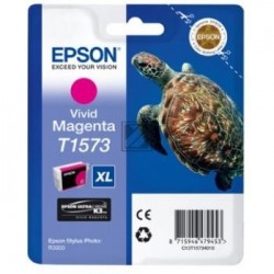 Original Epson Tintenpatrone magenta (C13T15734010, T1573)