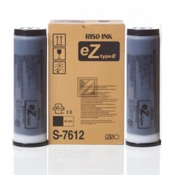 Original Riso Tintenpatrone 2x schwarz 2-er Pack (S-7612E)