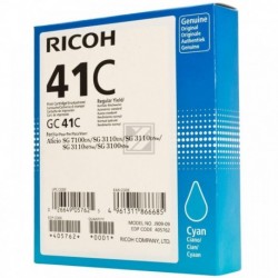 Original Ricoh Gel-Kartuschen cyan High-Capacity (405762, GC-41CH)