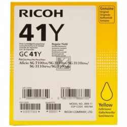 Original Ricoh Gel-Kartuschen gelb High-Capacity (405764, GC-41YH)