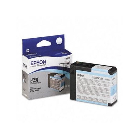 Original Epson Tintenpatrone Ultra Chrome K3 cyan light (C13T580500, T5805)