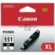 Original Canon Tintenpatrone schwarz High-Capacity (6443B001, CLI-551BKXL)