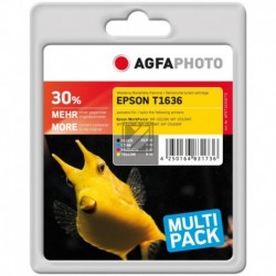 Kompatibel Agfaphoto Tintenpatrone gelb cyan magenta schwarz (APET163SETD)