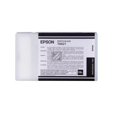 Original Epson Tintenpatrone Photo-Tinte Ultra Chrome K3 Photo schwarz (C13T562100 C13T602100, T6021)
